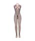 QUEEN LINGERIE BODYSTOCKING CUELLO HALTER Y ESPALDA ABIERTA S L
