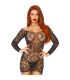 LEG AVENUE MINI VESTIDO ENCAJE DE GANCHILLOS TU