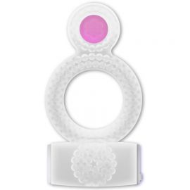 CASUAL LOVE RING DOUBLE PLEASURE ANILLO TRANSPARENTE