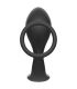 ADDICTED TOYS PLUG ANAL CON ANILLO SILICONA NEGRO