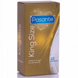 PASANTE PRESERVATIVOS KING MS LARGOS Y ANCHOS 12 UNIDADES