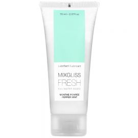 MIXGLISS LUBRICANTE BASE AGUA EFECTO FRIO SABOR A MENTA 70 ML