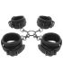 FETISH SUBMISSIVE SET ESPOSAS MANOS Y TOBILLOS CON FORRO DE NOPRENO