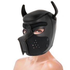 DARKNESS MaSCARA PERRO DE NEOPRENO CON HOCICO EXTRAaBLE L