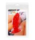 BAILE PLUG ANAL UNISEX CON VENTOSA ROJO