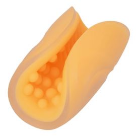 CALEXOTICS BEADED GRIP MASTURBADOR TEXTURADO NARANJA