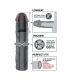 FANTASY X TENSIONS MEGA 3 EXTENSIaN NEGRO PARA EL PENE
