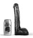 ALL BLACK PENE REALaSTICO ANAL 23 CM