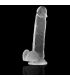 X RAY CLEAR DILDO REALISTA TRANSPARENTE 22 CM O 46 CM