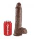KING COCK 10 PENE REALISTICO MARRON 265 CM