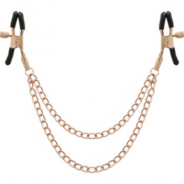 COQUETTE CHIC DESIRE FANTASY PINZAS METALICAS PEZONES CON CADENA