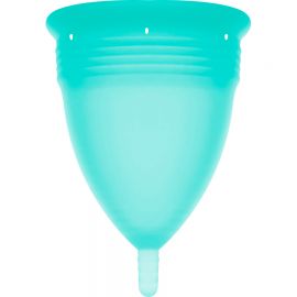 STERCUP COPA MENSTRUAL FDA SILICONA AQUAMARINA TALLA L
