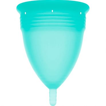 STERCUP COPA MENSTRUAL FDA SILICONA AQUAMARINA TALLA S