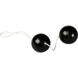SEVEN CREATIONS SUPERSOFT BOLAS ORGASMICAS NEGRO