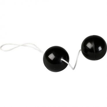 SEVEN CREATIONS SUPERSOFT BOLAS ORGASMICAS NEGRO