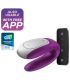 SATISFYER DOUBLE FUN PARTNER VIBRADOR LILA