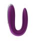 SATISFYER DOUBLE FUN PARTNER VIBRADOR LILA