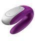 SATISFYER DOUBLE FUN PARTNER VIBRADOR LILA