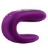 SATISFYER DOUBLE FUN PARTNER VIBRADOR LILA