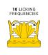 INTENSE ESTIMULADOR CLITORIS 10 MODOS DE SUCCIaN Y LICKING ROJO