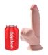 KING COCK PLUS 3D DILDO SWINGING BALLS 152 CM NATURAL