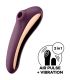 SATISFYER DUAL KISS ESTIMULADOR CLITORIS PURPURA
