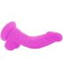 DIVERSIA DILDO FLEXIBLE CON VIBRACION LILA 215 CM O 45 CM