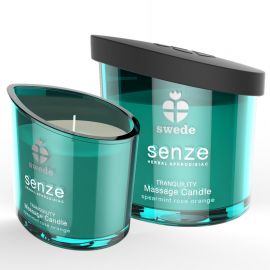 SWEDE SENZE TRANQUILITY VELA MASAJE HIERBABUENA ROSA NARANJA