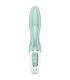 SATISFYER AIR PUMP BUNNY 5 VIBRADOR RABBIT INFLABLE APP VERDE