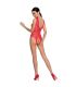 PASSION WOMAN BS086 BODYSTOCKING ROJO TALLA UNICA