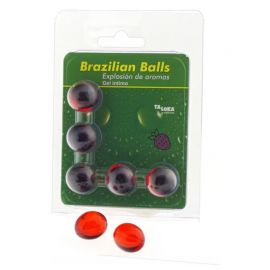 TALOKA BRAZILIAN BALLS GEL aNTIMO FRESA 5 BOLAS