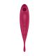 SATISFYER TWIRLING PRO ESTIMULADOR Y VIBRADOR APP ROJO