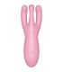 SATISFYER THREESOME 4 VIBRADOR APP ROSA