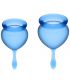SATISFYER FEEL GOOD KIT COPA MENSTRUAL AZUL INTENSO 15 20 ML
