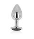 OHMAMA PLUG ANAL CON CRISTAL NEGRO 8 CM