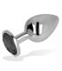 OHMAMA PLUG ANAL CON CRISTAL NEGRO 8 CM