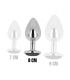 OHMAMA PLUG ANAL CON CRISTAL NEGRO 8 CM