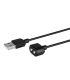 SATISFYER CABLE USB CARGADOR NEGRO