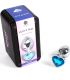 SECRETPLAY METAL BUTT PLUG CORAZaN AZUL TALLA S 7 CM