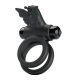 PRETTY LOVE DOBLE ANILLO VIBRADOR CON ESTIMULADOR NEGRO