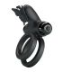 PRETTY LOVE DOBLE ANILLO VIBRADOR CON ESTIMULADOR NEGRO