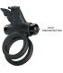 PRETTY LOVE DOBLE ANILLO VIBRADOR CON ESTIMULADOR NEGRO