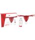 INTT RELEASES PANTY BRASILEaO ROJA CON PERLAS Y GEL LUBRICANTE 50 ML