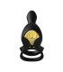 ZALO BAYEK ANILLO VIBRADOR CONTROL REMOTO PAREJAS NEGRO