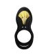 ZALO BAYEK ANILLO VIBRADOR CONTROL REMOTO PAREJAS NEGRO