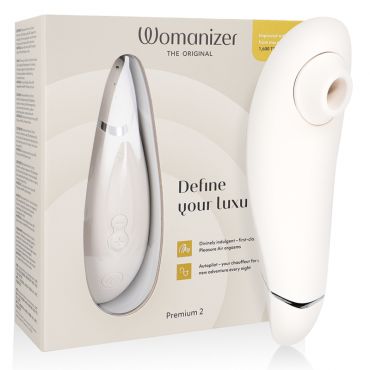 WOMANIZER PREMIUM 2 ESTIMULADOR DE CLaTORIS GRIS