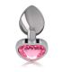 INTENSE PLUG ANAL METAL ALUMINIO CORAZaN ROSA TALLA S