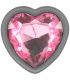INTENSE PLUG ANAL METAL ALUMINIO CORAZaN ROSA TALLA S