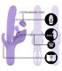 INTENSE BILLIE VIBRADOR MULTIFUNCIaN RECARGABLE SUCCIONADOR CON PULSADOR MORADO