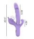 INTENSE BILLIE VIBRADOR MULTIFUNCIaN RECARGABLE SUCCIONADOR CON PULSADOR MORADO